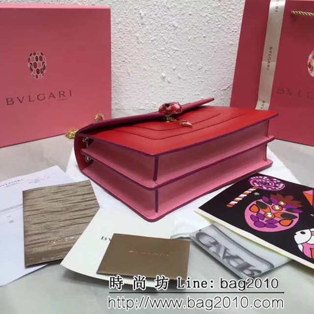 BVLGARI寶格麗 專櫃最新 閃電吊墜限量款 雙層風琴包 鏈條單肩斜挎包 B35106 FYD1060